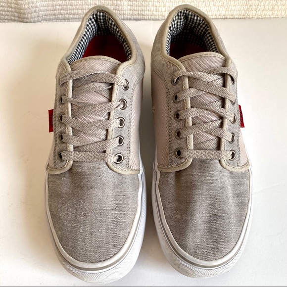SOLD Vans Unisex 8M 9.5W Low Top Sneakers Grey - Picture 3 of 8